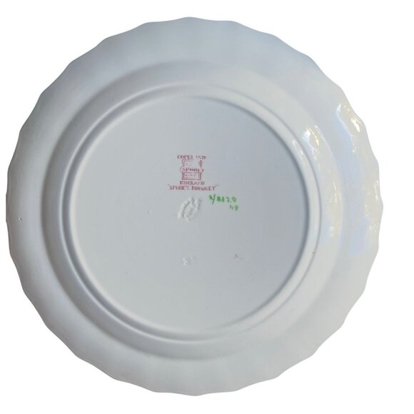 Spode England Copeland Spodes Bouquet Floral Dinner Plate VTG  9" Bone China - Picture 4 of 8